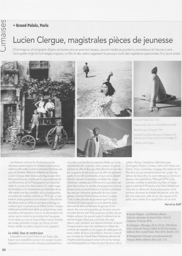 Lucien Clergue, magistrales pièces de jeunesse par Hervé Le Goff